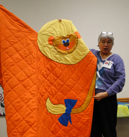 Helen Smith, "PIGS project - Lion Sleeping Bag"